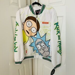 Rick and Morty Adult Swim x Members Only Windbreaker XL
